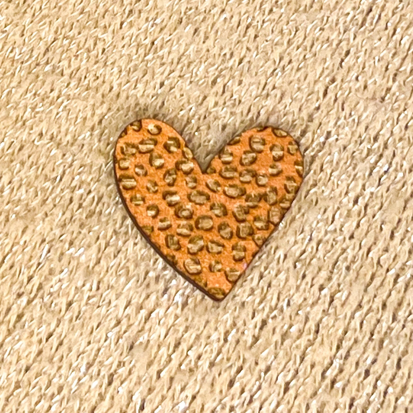 Pin's Coeur léopard