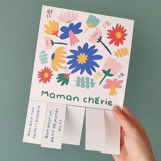 Carte bonne fête Maman